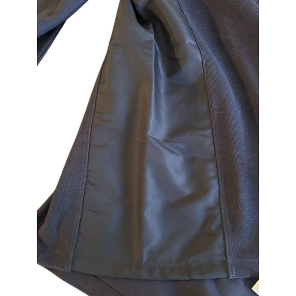 Calvin Klein Mens 1/4 zip Cotton Knit Athletic Wear Performance Pullover XL Navy - Picture 5 of 10